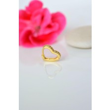 Sacce Scarves & Accessories Kalp Piercing Tragus Helix Kıkırdak Küpesi
