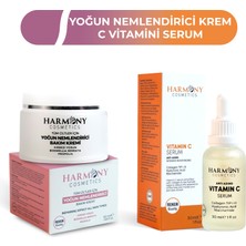 Yoğun Nemlendirici Bakım Kremi + C Vitamini Serum 2'li Bakım Seti