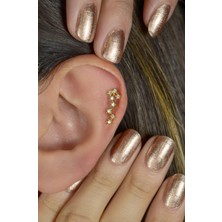 Sacce Scarves & Accessories Akrep Burcu Küpe Takımyıldızı Piercing Gold Scorpio