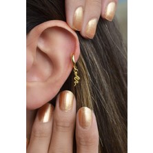 Sacce Scarves & Accessories Yılan Helix Piercing Kıkırdak Küpesi