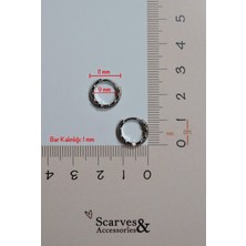 Yaprak Model Piercing Helix Kıkırdak Lob Gümüş Renk