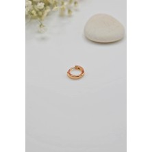 Düz Halka Piercing Tragus Helix Kıkırdak Küpesi