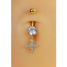 Sacce Scarves & Accessories Kuzey Yıldızı Çelik Göbek Piercing
