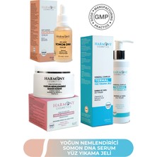 Yoğun Nemlendirici Krem + Somon Dna Serum + Termal Yüz Yıkama Jeli Seti 3'lü
