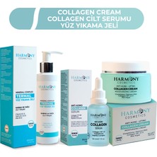 Kolajen Krem + Kolajen Serum + Termal Yüz Yıkama Jeli Seti 3'lü