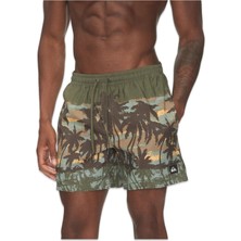 Quiksilver EQYJV04121 Everyday Straight Volley 15 Haki Erkek Şort