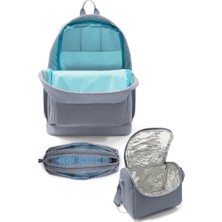 Coral High Yeşil Kahverengi High Craft Desenli 3’lü Okul Çanta Seti SET23776