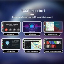 Nano Tak Çalıştır Kablosuz Apple Carplay & Android Auto Mini Adaptörü |type-C Bağlantı Hediyeli 45MM