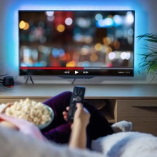 USB Rgb Şerit LED Kumandalı Tv Ledi 3metre