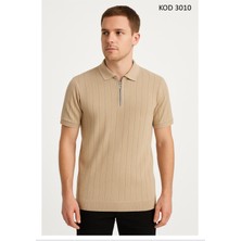 Duss Erkek Fitilli Triko Tshirt 3010