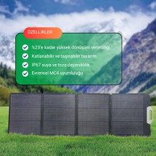 200W Katlanabilen Taşınabilir Yüksek Verimli Güneş Enerjisi Şarj Paneli - Initial Entropy Energy SP200