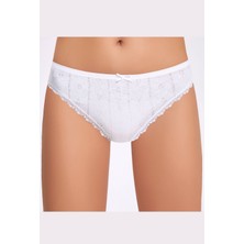 Jakarlı ( Transferli Ribana ) Kadın Bikini Külot   5 Adet