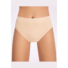 Fiyonklu Ten Kadın Biyeli Bato Külot   3 Adet