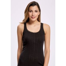 Jakarlı Geniş  Askılı Kadın Atlet   5 Adet