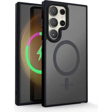 Zebana Slim Luxury Silikon Kılıf (Kablosuz Şarj Destekli) Samsung S24 Ultra