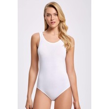 Likralı Çıtçıtlı Geniş Askılı Badi