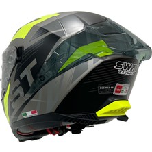 Sw 865 St Titanium Yellow Kask Full Face