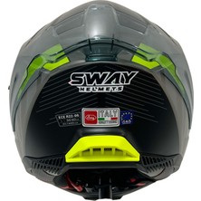 Sw 865 St Titanium Yellow Kask Full Face