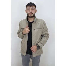 Marco Muratti Fistan Store Erkek Hakim Yaka Spor Kesim Normal Kalıp Fermuar Kapamalı Yazlık Mont