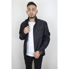 Marco Muratti Fistan Store Erkek Hakim Yaka Spor Kesim Normal Kalıp Fermuar Kapamalı Yazlık Mont