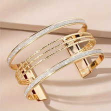 Girift Vintage Dione Gold Kelepçe Bileklik- Bilezik