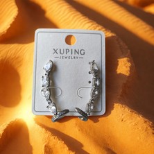 Xuping Ince Zirkon Taşlı Kadın Küpe