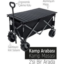 Yek Outdoor Katlanabilir Kamp Masalı Taşıma Arabası & Vagon Araba