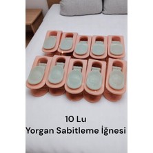 10 Adet Iğnesiz Yorgan Çarşaf ve Perde Tutucu Sabitleyici Kaydırmaz Nevresim Örtü Düzenleyici Klips