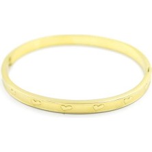 Kalp Bilezik - Altın