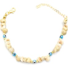 Nazar Deniz Kabuğu Bileklik - Mavi