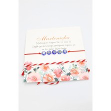 Çiçek Marteniçka Bileklik - Kırmızı