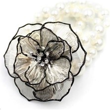 Inci Çiçek Bileklik - Gümüş