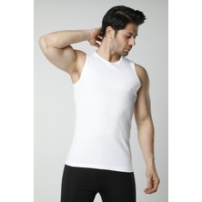 Hmd 511-512 Erkek 6ıllı Sıfır Kolu Rıbana Atlet Bısklıt Yaka