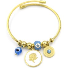 Gül Charm Bilezik - Altın