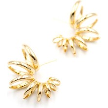 Halkalı Küpe - Rose