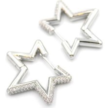 Yıldız Küpe - Gümüş