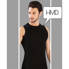 Hmd 511-512 Erkek 6ıllı Sıfır Kolu Rıbana Atlet Bısklıt Yaka