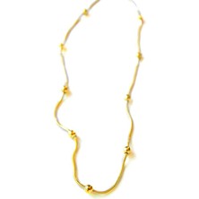 Top Zincir Kolye - Altın