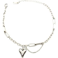 Kalp Halhal - Gümüş