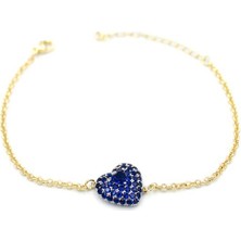 Kalp Bileklik - Mavi