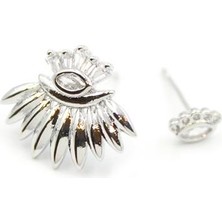 Taşlı Küpe - Gümüş