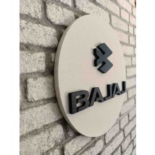 Strafor Bajaj Logo | 50X50 Bajaj Motor Logosu | Bajaj Marka Logosu | 3D Bajaj Logo | Strafor Logo