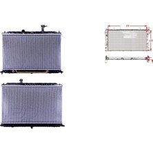 Su Radyatörü Brazing At 370X628X16 mm – 25310-1G100 Wisco – Kia Rio 1.4 05 ve Sonrası Uyumlu