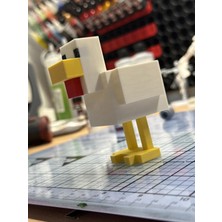 Minecraft Temalı Tavuk Chicken Figür