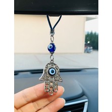 Azrua Fatıma'nın Eli Araba Ayna Süsü Araba Nazarlık Nazar Koruması, Araba Aksesuarı