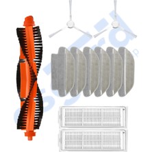 Asgard Grup Viomi Se , V2 (Pro-Max) , V3,v3 Pro Uyumlu 1 Ana Fırça 2 Yan Fırça 2 Filtre 6 Mop
