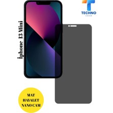 Iphone 13 Mini Mat Hayalet Nano Cam Darbelere Karşı Dayanıklı Esnek Nano Ekran Koruyucu
