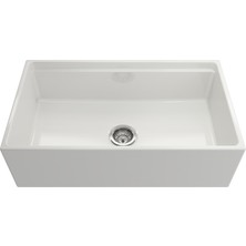 Bocchi 1504-001-0120 Contempo Step Rim Mutfak Eviyesi 84 cm Beyaz