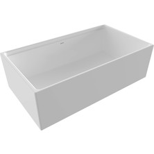 Bocchi 1504-001-0120 Contempo Step Rim Mutfak Eviyesi 84 cm Beyaz