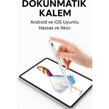 Dokunmatik Kalem – Ios & Android Uyumlu – Hassas Uç – Şarjlı Stylus